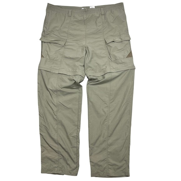 Columbia PFG Convertible Cargo Pants UPF 30+ Nylon Fishing Outdoor Mesh Lined L - Picture 1 of 11